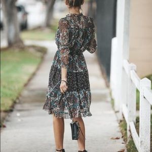 Vici Collection Floral Midi Dress